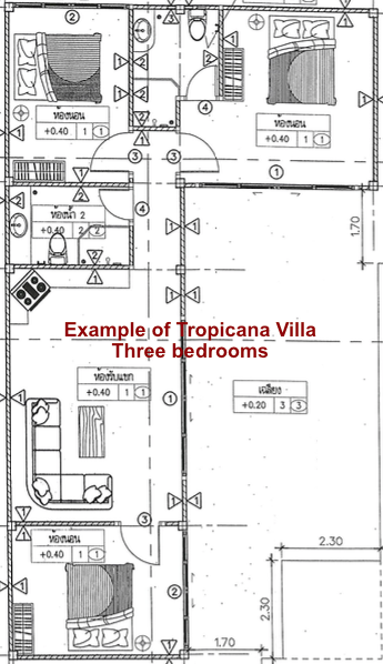 Blueprint Tropicana Villa Three Bedrooms 2