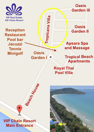 VIP Chain Resort Map RAW TROPICANA